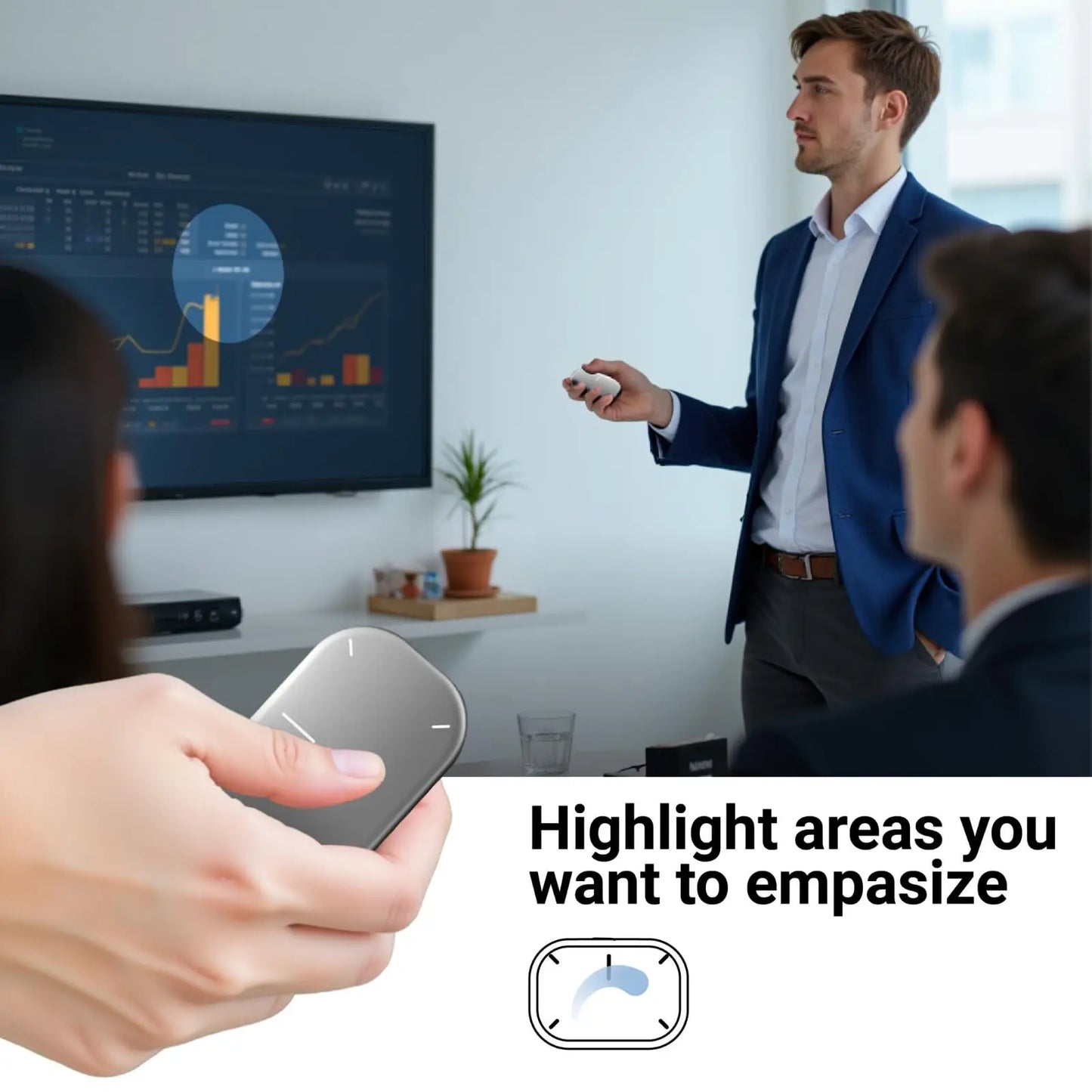 Detachable Air Mouse Wireless Touchpad