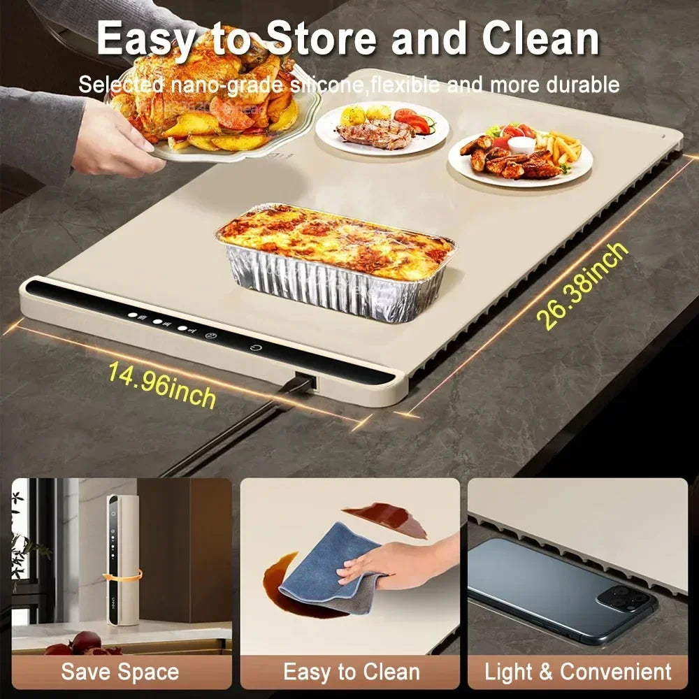Electric Tray Food Warmer Mat