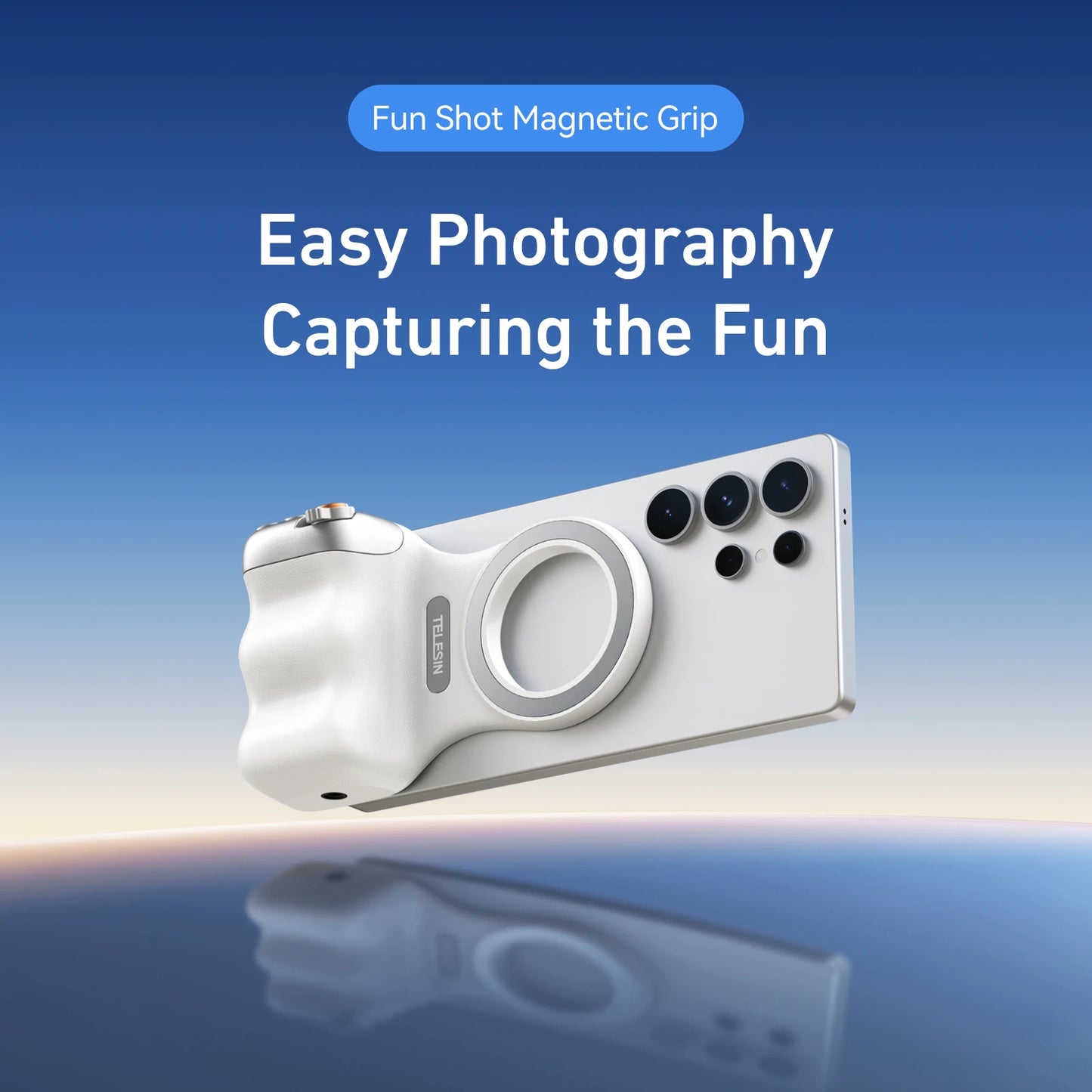 TELESIN Magnetic Phone Camera Shoot Hand Grip
