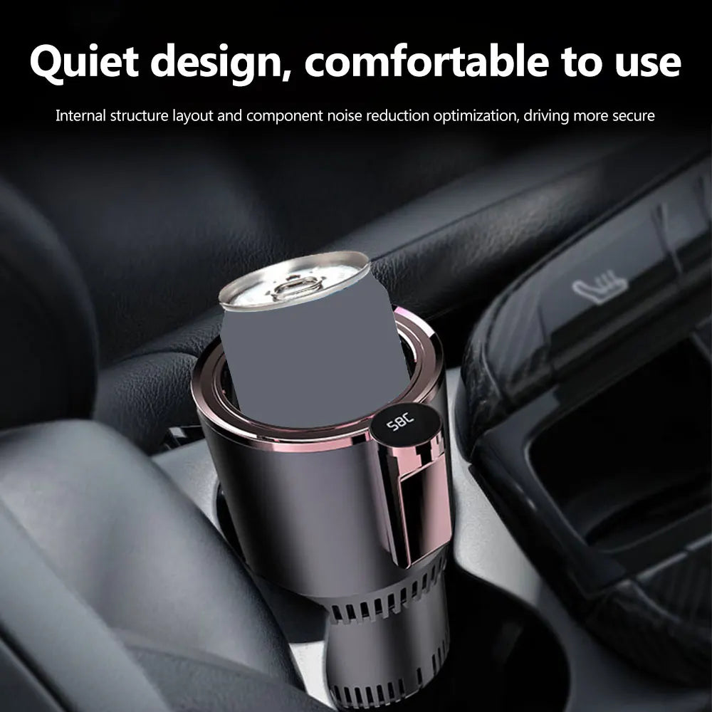 Smart Hot And Cold Car Cup Drinks Holders Digital Temperature Display