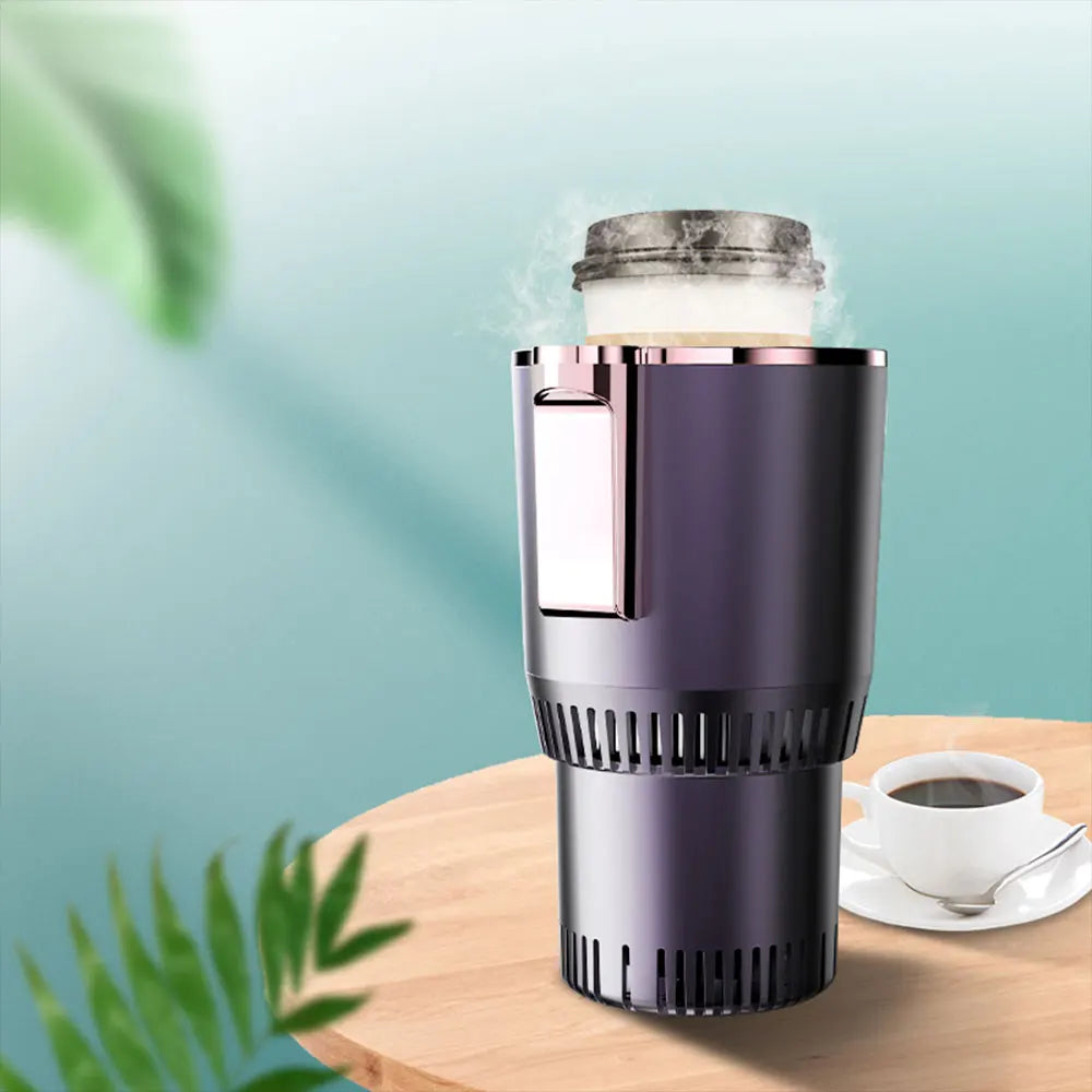 Smart Hot And Cold Car Cup Drinks Holders Digital Temperature Display