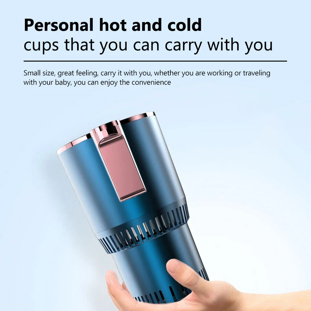 Smart Hot And Cold Car Cup Drinks Holders Digital Temperature Display