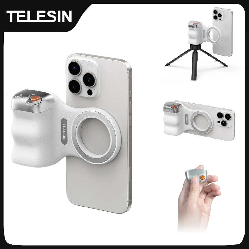 TELESIN Magnetic Phone Camera Shoot Hand Grip